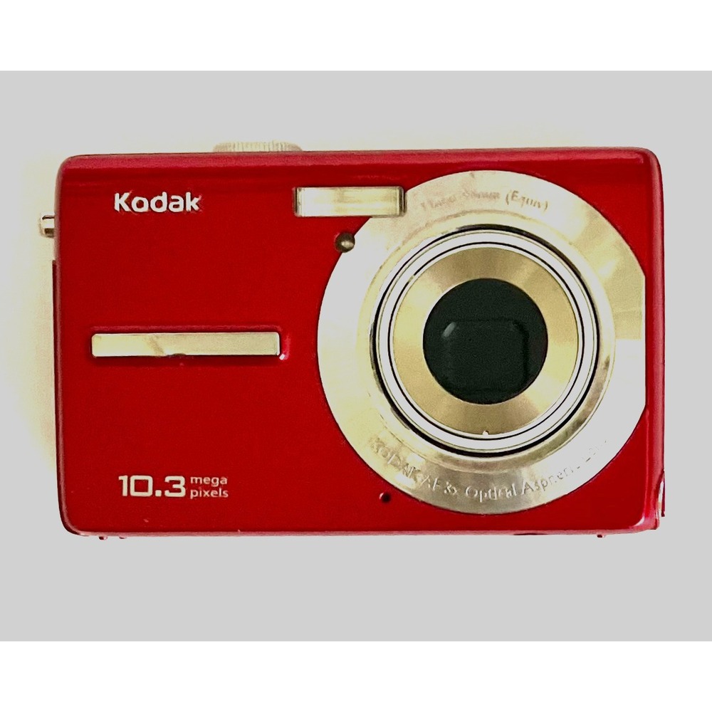 Kodak EasyShare MD1063 10.3MP Digital Camera Red UNTESTED NO CHARGER "AS IS"